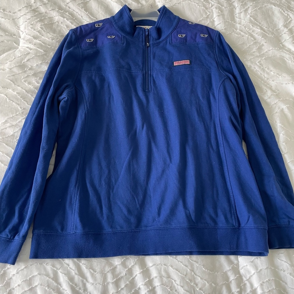Vineyard Vines Shep Shirt - XL - Royal blue - whales